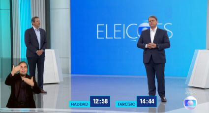 Debate da Globo: Haddad questiona Tarcísio sobre escândalo de Paraisópolis