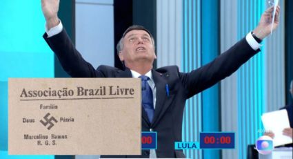 Debate na Globo: Bolsonaro tem acesso de religiosidade e fala lema fascista ao vivo