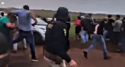 VÍDEO: Motorista dá tiros em caminhoneiros na frente de PRF’s e agentes correm