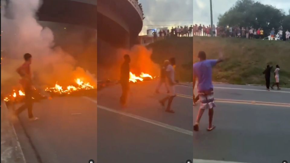 VÍDEO - Moradores de São Mateus (ES) dispersam bloqueio bolsonarista: “Aqui é favela, bando de playboy”