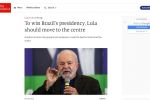 The Economist, influente publicação britânica, dá apoio a Lula em editorial
