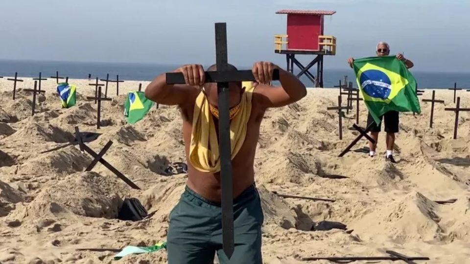 Morre pai de vítima da Covid que peitou bolsonaristas no Rio de Janeiro