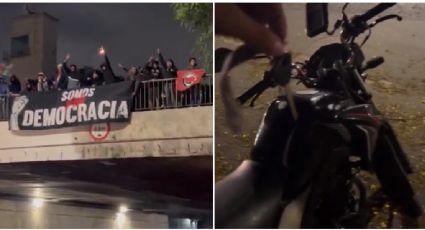 VÍDEOS: Torcida do Corinthians coloca bolsonaristas para correr em SP; um deles até deixou moto