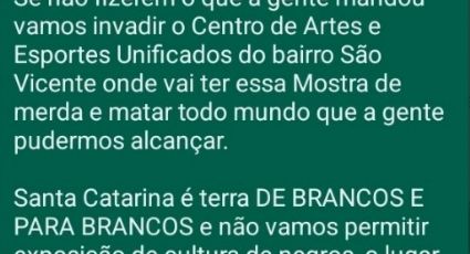 Neonazistas ameaçam atentado contra mostra de cultura haitiana em SC: "Faremos uma chacina"