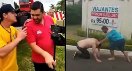 VÍDEO: Repórter da Jovem Pan é agredido por golpistas; dono abandonou Bolsonaro