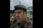 VÍDEO: Subtenente do Exército diz a golpistas que enviou pedido de intervenção militar à Brasília