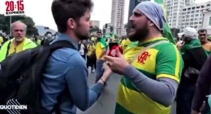 VÍDEO – Piada mundial: TV da França se diverte com bolsonarista: “Macron é de esquerda?”