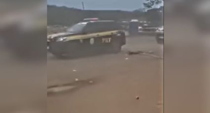 VÍDEO: Bolsonaristas fuzilam viatura da PRF no PA em ação contra bloqueio de estrada