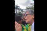 VÍDEO: Cássia Kiss, confusa e perturbada, diz que não vai deixar Lula governar
