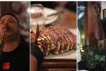 VÍDEO: Ronaldo Fenômeno, Vinícius Júnior e outros jogadores comem a carne folheada a ouro no Catar