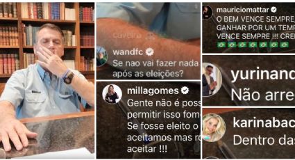 "Não arrega, porra!": A indignação - e pedidos de golpe - de subcelebridades na live de Bolsonaro