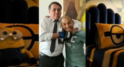 Nos EUA, Bolsonaro se hospeda na mansão de José Aldo, com cinema e quarto dos Minions; veja vídeo