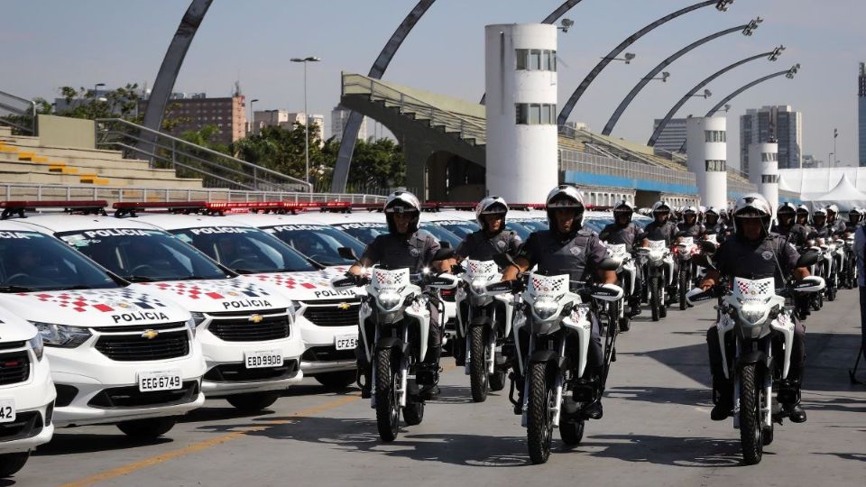 Entrega de viaturas da PM no Sambódromo do Anhembi (Foto: Governo do Estado de São Paulo)