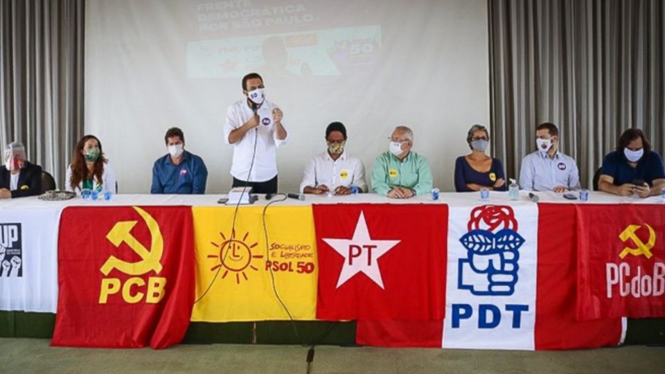 Partidos do campo progressista se unem em torno da candidatura de Guilherme Boulos no segundo turno das eleições à prefeitura de SP em 2020 (Reprodução/Site PT)