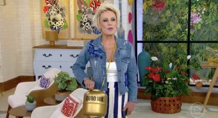 VÍDEO: Ana Maria Braga aparece com bolsa botijão de gás 18k e diz que “tá valendo ouro”