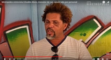 VÍDEO: Sem-teto espancado pelo personal afirma não se arrepender e que votou em Bolsonaro