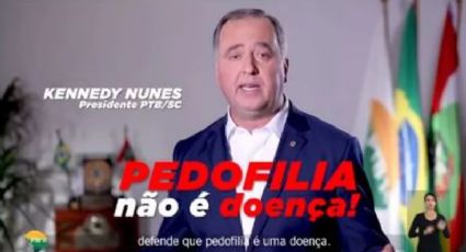 Em rede nacional, PTB diz que esquerda defende "pedofilia como opção sexual"