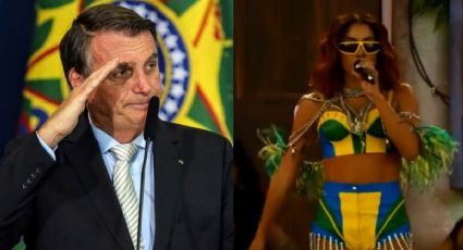 Bolsonaro responde “concordando” com Anitta em episódio sobre cores do Brasil