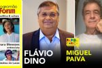 Programão da Fórum com Flávio Dino e o cartunista Miguel Paiva