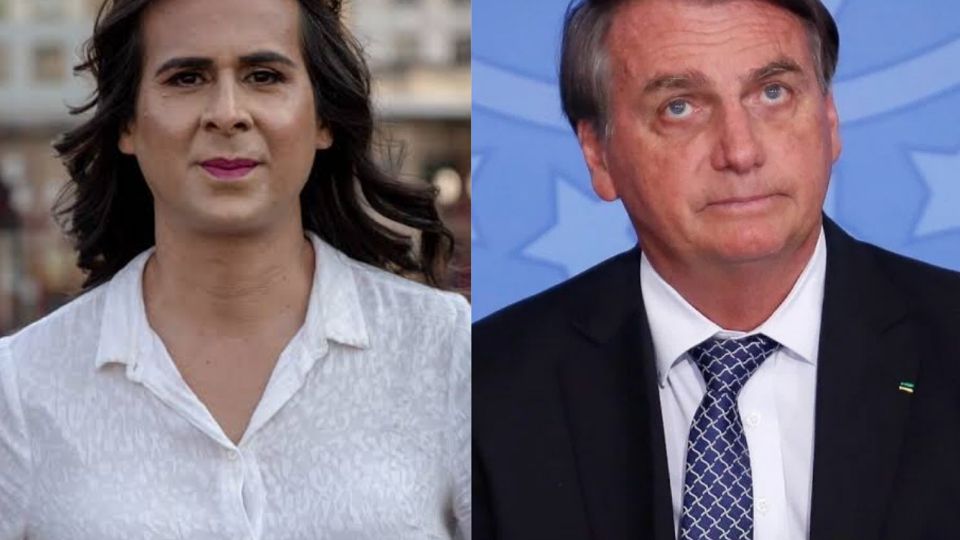 Duda Salabert e Bolsonaro
