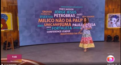 VÍDEO: Fátima Bernardes destaca ao vivo na Globo hashtag “milico não dá palpite”