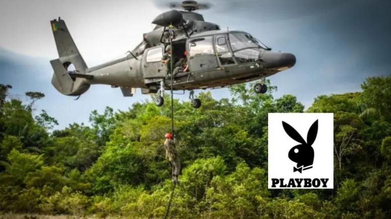 Exército já usou helicóptero para levar revista Playboy ao general Villas Bôas na selva - por Jeferson Miola