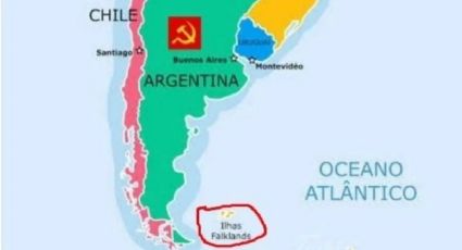 Eduardo Bolsonaro mostra mapa das Malvinas como Falklands e gera protestos na Argentina