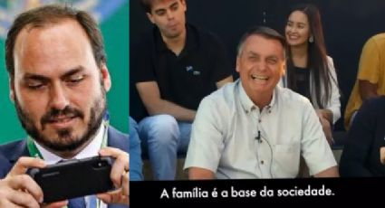 Carlos Bolsonaro ataca propaganda "família" do PL com o pai