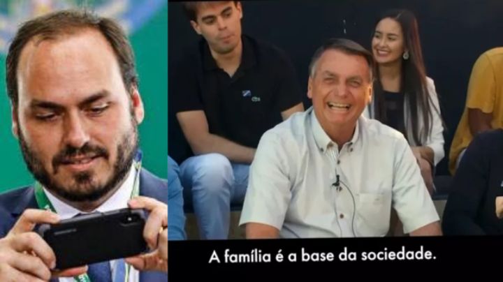 Carlos Bolsonaro ataca propaganda "família" do PL com o pai