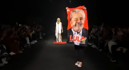 VÍDEO: SP Fashion Week é encerrada com toalha de Lula e público delira