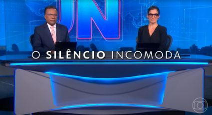 Bancada do Jornal Nacional fica em silêncio pela liberdade imprensa; assista