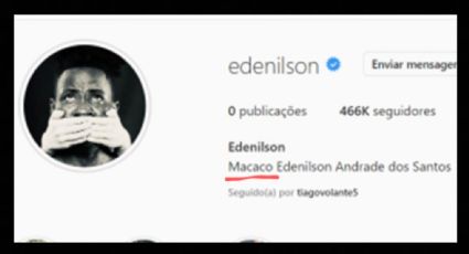 Edenilson muda nome no Insta para “Macaco” após “laudo inconclusivo” de racismo