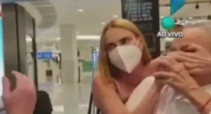 VÍDEO: Esposa de Stênio Garcia arrasta ator à força de entrevista; "Socorro!"