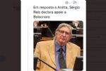 “Em resposta a Anitta, Sérgio Reis declara apoio a Bolsonaro”: o meme do dia