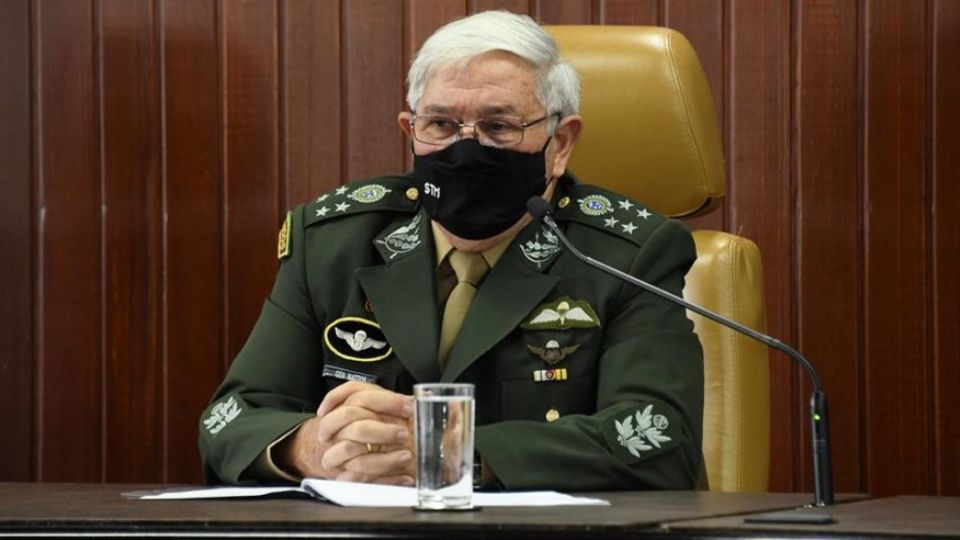 General Luís Carlos Gomes Mattos em sessão do Superior Tribunal Militar, em 2021