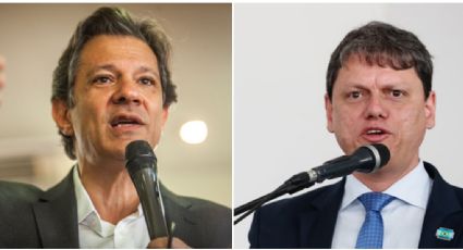 Haddad lidera pesquisa estimulada para o governo de SP; Tarcísio está à frente na espontânea