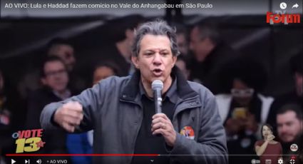 Haddad: “imaginem Brasil e São Paulo remando juntos para o mesmo lado certo da história”