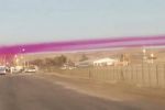 FOTOS: O que foi a assustadora nuvem roxa que cobriu uma cidade no Chile