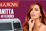 Depois de apoiar Lula, Anitta declara voto em Molon e flerta com Rodrigo Neves; isso rende votos?