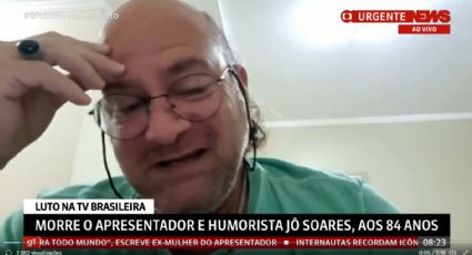 VÍDEO: Derico relembra aos prantos na GloboNews momentos do Programa do Jô