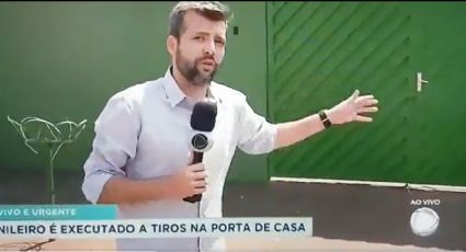 VÍDEO: repórter da Record diz que homem foi morto com um tiro “à queima-rosca”