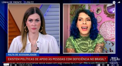 VÍDEO: Estilista com deficiência enquadra jornalista da Jovem Pan: “É segregação”