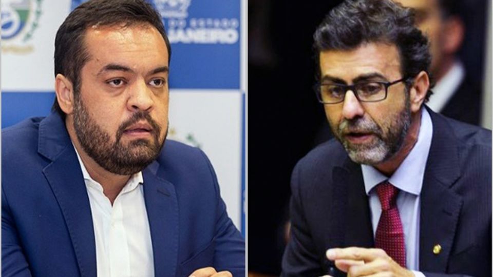 Cláudio Castro (PL) e Marcelo Freixo (PSB).
