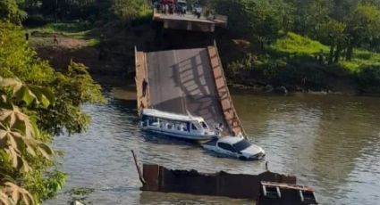 VÍDEOS: Desabamento de ponte deixa três mortos e 14 feridos no Amazonas