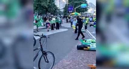 FOTOS: Imagens mostram público menor que o esperado em ato de Bolsonaro no RJ