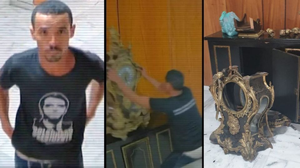 Bolsonarista filmado quebrando Relógio de D. João VI é preso em Minas Gerais