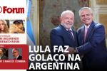 Lula pede perdão ao povo da Argentina e garante que militares brasileiros vão respeitar democracia