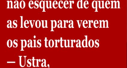 No Dia das Crianças, não esquecer de quem as levou para verem os pais torturados — Ustra, o herói de Bolsonaro