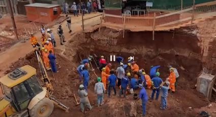 VÍDEO: operários são soterrados em obra de supermercado em Belo Horizonte