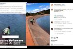 Bolsonaro divulga vídeo da transposição do São Francisco no governo Lula dizendo que foi em "março de 2022"